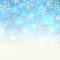 Wall Mural - blue snowy background.