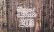 © Thomas R. - wooden Christmas discount 20 percent off symbol with presents