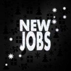 Wall Mural - noble new jobs label with stars