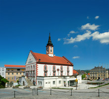 Main Square And Old Town Hall Of Waidhofen An Der Thaya, Austria