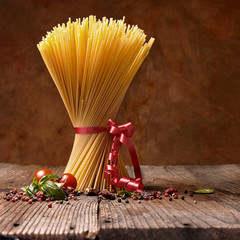 Wall Mural - Italian spaghetti still life