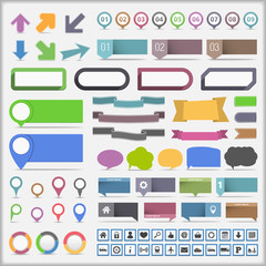 Wall Mural - Infographic Elements Collection