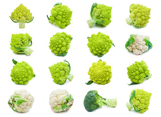 Wall Mural - Cauliflower and broccoli