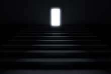 Steps Leading To Light In The Darkness