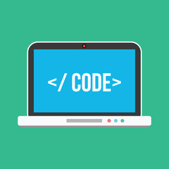 Aufkleber - Vector Computer Programming Icon