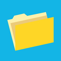 Poster - Vector Empty Folder Icon