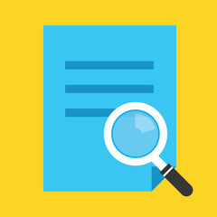 Poster - Vector File Search Icon