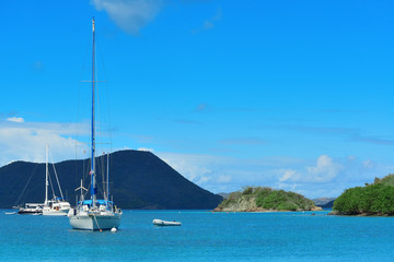 Wall Mural - Virgin Islands boat