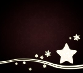 Wall Mural - a star background red christmas background