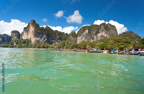 Plage De Railay Krabi Thaïlande Buy This Stock Photo And
