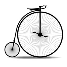 Penny Farthing Silhouette
