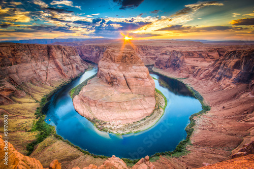 Naklejka na szybę Horseshoe Bend, Grand Canyon