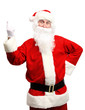 © opolja - Portrait of happy Santa Claus have an idea. Idea gesture.