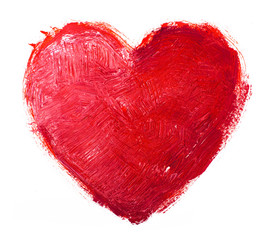 Wall Mural - watercolor heart. concept - love, relationship, art, painting