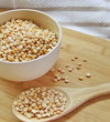 © lisa870 - yellow pea on a wooden table