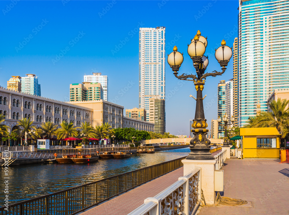  Sharjah  Third Largest And Most Populous City In UAE Wall 