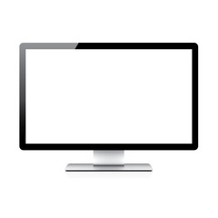 Aufkleber - Modern responsive desktop computer vector - isolated on white
