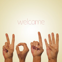 Canvas Print - welcome 2014