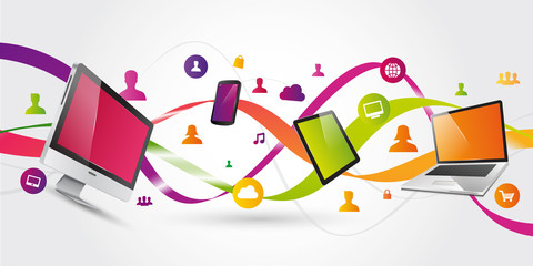 Wall Mural - communication