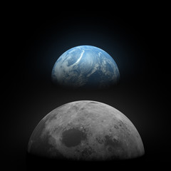 earth seen from the moon