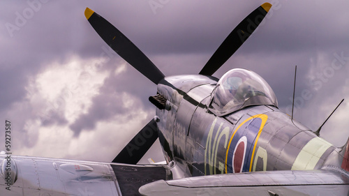 Fototapeta na wymiar Supermarine Spitfire Mk. XVI