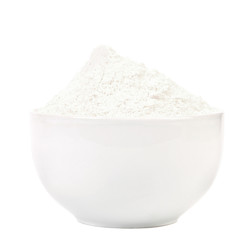 Bowl of wheat flour.