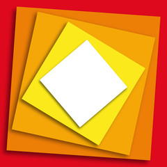 Canvas Print - vector abstract squares background illustration