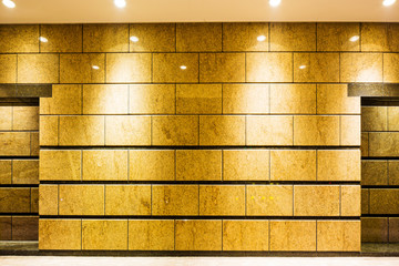 Wall Mural - Marble brick wall inside building