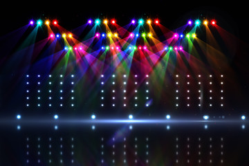 Aufkleber - Cool nightlife lights