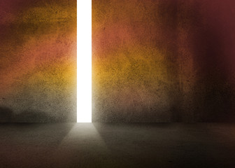 Aufkleber - Door revealing bright light