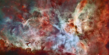 Carina Nebula. Elements Of This Image Furnished By NASA.