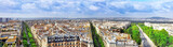 Fototapeta Morze - View of Paris from the Arc de Triomphe.  .Paris. France.