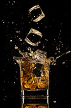 Splashing Whiskey
