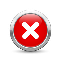 Poster - Kreuz Button