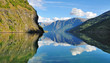 Scenic view of Fjord in Flam, Norway