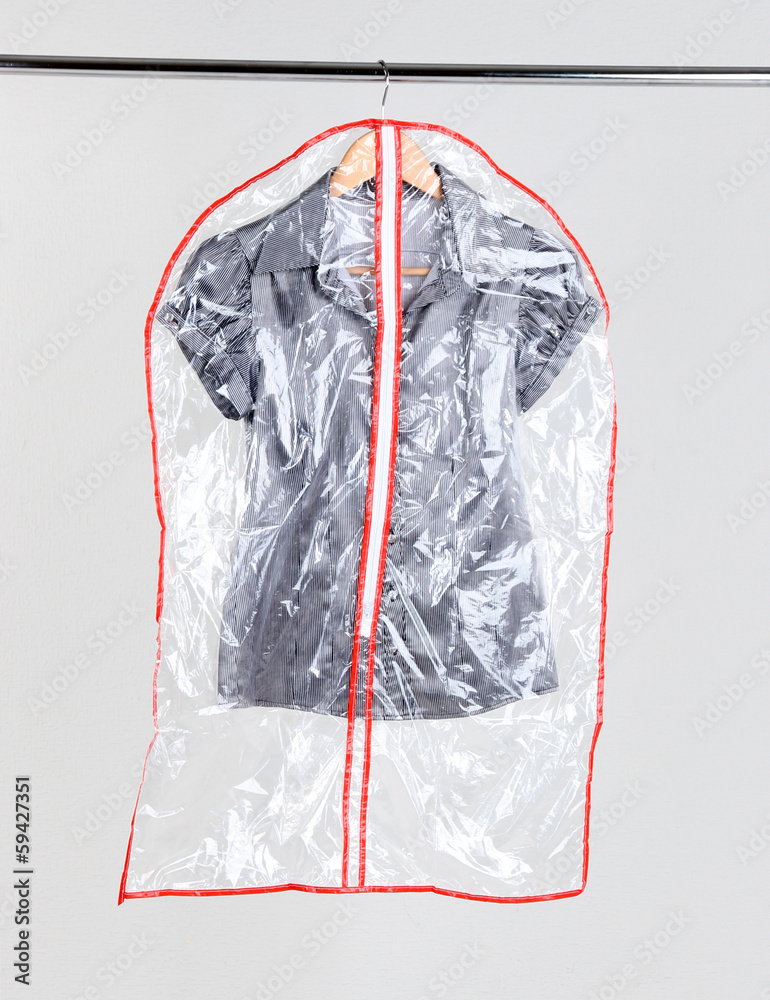 Office female shirt in case for storing