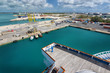 Logistic industrial harbour in a FreePort Bahamas