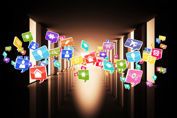 Poster - Computing application icons
