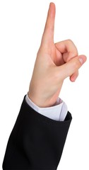 Poster - Businesswoman pointing