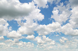 Fototapeta Fototapeta z niebem - clouds in the blue sky