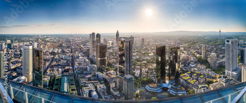 Naklejka dekoracyjna Frankfurt Skyline