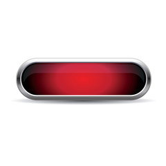 Fototapete - Red web button