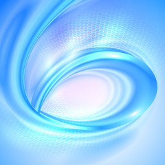 Poster - Blue spiral abstract background.