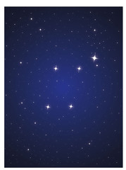 Wall Mural - constellation lyre