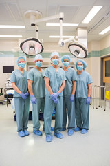 Wall Mural - Surgical Team In Scrubs