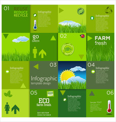 Poster - Modern ecology Design Layout