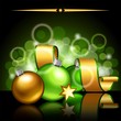 © elizaliv - Christmas green background