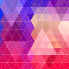 Poster - Abstract triangle pattern background.