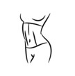© Wiktoria Matynia - Beautiful fit female body illustration vector