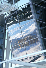 Wall Mural - Modern ropeway FUNITEL at hill Chopok - Low Tatras, Slovakia